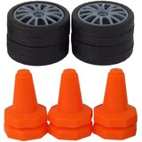  Auto na daljinsko upravljanje s kotačima za zmjenu 1:24 Replaceable - crni | Shoptok.si