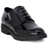 Momenti Čevlji Derby VITELLO NERO Črna Cene