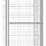  Kavez za mačke 1,5 x 1,5 x 1,5 m od pocinčanog čelika | shoptok.hr