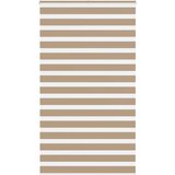 Zebra zavjesa Pješčano smeđa 120x230 cm Širina tkanine 115,9 cm Poliester u