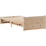  Okvir kreveta bez madraca 100x200 cm konstruirano drvo Prirodna 100 x 200 cm | shoptok.hr