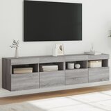  Zidni TV ormarići LED 2 kom siva boja hrasta 80x30x40 cm | shoptok.hr