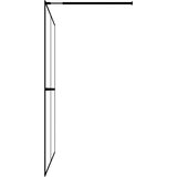 Pregrada Steklena pregrada za tuš mlečno kaljeno steklo 118x190 cm, (20683828) | Shoptok.si