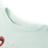  Dječja majica svijetla boja mente 128 | shoptok.hr