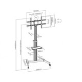 S Box Podni mobilni stalak FS-444 | shoptok.hr