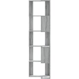  Kutni regal za knjige s 5 razine boja hrasta 50x50x179cm drveni | shoptok.hr