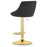 barska stolica kast black / gold baza