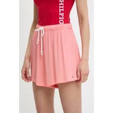 Tommy Hilfiger Kratke hlače za na plažo roza barva, UW0UW05332