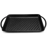 tanjir gril tika 33.5x22x3 cm cast iron MR-3422CI