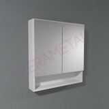 Kolpa San omarica z ogledalom kolpa san evelin (65 x 70 x 14 cm, sive barve, mat) | Shoptok.si