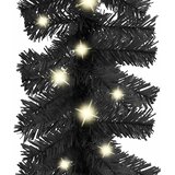  Božićna girlanda s LED svjetlima 10 m crna | shoptok.hr