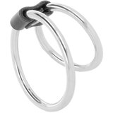 Darkness Metallic Cock Rings Double Cene