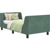  Krevet za djecu s uzglavljem Morska zelena 80 x 160 cm Baršun | shoptok.hr