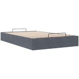  Okvir za krevet bez madraca tamnosivi 120x190 cm baršunasti | shoptok.hr