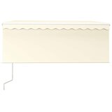  Automatska tenda s roletom i senzorom LED 3 x 2,5 m krem | shoptok.hr