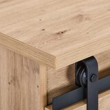 Landscape komoda, črna, barve hrasta | Shoptok.si