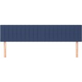  Uzglavlja 2 kom plavi 80x5x78/88 cm od tkanine | shoptok.hr