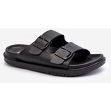 Big Star Men's Lightweight Slippers with Buckles Black | shoptok.hr