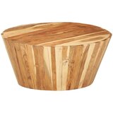  Stolić za kavu Ø 65 x 31 cm od masivnog bagremovog drva | shoptok.hr