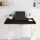 ploča tamnosmeđa 80x60x(2-6) cm obrađena masivna hrast
