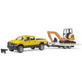 Bruder Ram auto s mini bagerom, Žuti Cijene