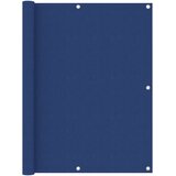 Balkonski zastor plavi 120 x 300 cm od tkanine Oxford | Eponuda.com