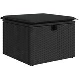 vidaXL 6-dijelni set vrtnih sofa s jastucima crni od poliratana bagrem | shoptok.hr