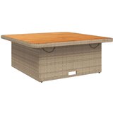  4-dijelni vrtni blagovaonski set od poliratana s jastucima bež | shoptok.hr