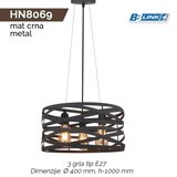 VISILICA HN8069A 3*E27 CRNA Cene