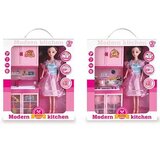 Magic Toys Pink kuhinja z lutko, s svetlobnimi in zvočnimi efekti v dveh različicah | Shoptok.si