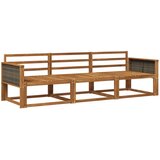 vidaXL Zunanja garnitura za sedenje 3 pcs Naravna Masiven les akacije, (5000282213) | Shoptok.si