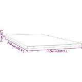  Nadmadrac 100 x 210 x 5 cm | shoptok.hr