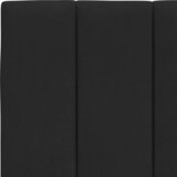  Jastuk za uzglavlje Hanko crni 180 cm baršunasti | Eponuda.com