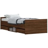  Kreveta s uzglavljem i podnožjem boja hrasta 90 x 200 cm | shoptok.hr