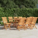  Sklopive vrtne stolice 8 kom 47x63x90 cm od masivne tikovine | shoptok.hr