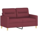  2-dijelni set sofa s jastucima crvena boja vina od tkanine | shoptok.hr