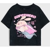 Sinsay Pamučna majica s printom | shoptok.hr