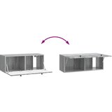 TV ormar za zid 78,5 x 31 x 30 cm Siva Sonoma Konstruirano drvo | Eponuda.com