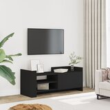 TV ormarić crni 100 x 35 x 40 cm od konstruiranog drva | shoptok.hr
