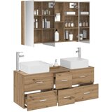  Set namještaja za kupaonicu 4 kom. Hrast artisan | shoptok.hr