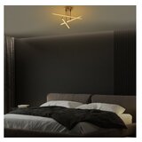 Opviq LED stropna svetilka v zlati barvi 26x51 cm Ledflower – | Shoptok.si