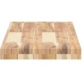  Plutajuće police 4 kom 80x30x4 cm Neobrađeno puno drvo akacije | Shoptok.si