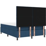  Krevet s opruga kutije s uzglavljem Plava 140 x 200 cm tkanina | shoptok.hr