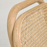 Kave Home Barska stolica od punog hrasta u prirodnoj boji (visine sjedala 65 cm) Doriane – | shoptok.hr