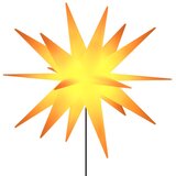  Božićna svjetla sa šiljcima 3 kom LED sklopiva žuta 57 cm | Eponuda.com