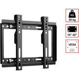 Avizar Fiksni stenski nosilec za standardne televizorje od 14" do 42", združljiv s standardom VESA, 25 kg, jeklen, Črna, (5000075494) | Shoptok.si