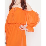 Resti Women's orange maxi Spanish dress - Clothing | Eponuda.ba
