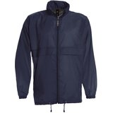  VJETROVKA S KAPULJAČOM ZIP UNISEX B&C SIROCCO TAMNO PLAVA 3XL Cene