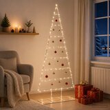  Metalna božićna jelka KUOPIO 180 cm Čelik s praškastim premazom - 180 cm Bijela bez LED svjetala | shoptok.hr