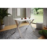 MID.YOU jedilna miza xona, bela, srebrna | Shoptok.si